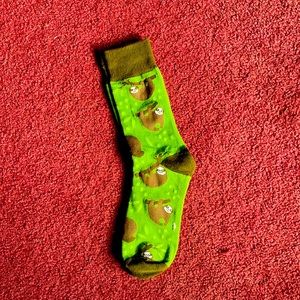 Never worn but out of package sloth socks!